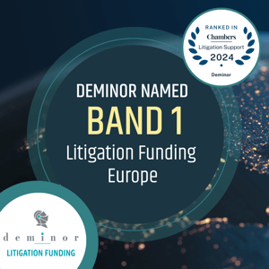 Deminor Litigation Funding Achieves Band 1 Ranking in Chambers & Partners for Litigation Support in Europe