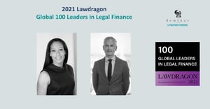 Emily O’Neill and Erik Bomans recognized as leaders in legal finance by Lawdragon 2021